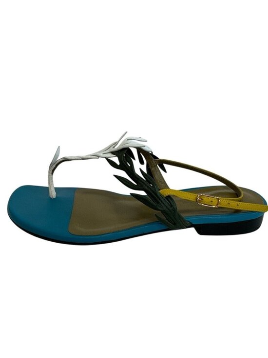 Hermes Shoes - Hermes Leaf Motif Sandals